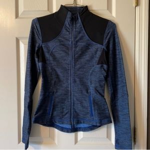 CLOSET CLEAR OUT! Gorgeous Women's Medium Lululemon Moto Jacket blue & black